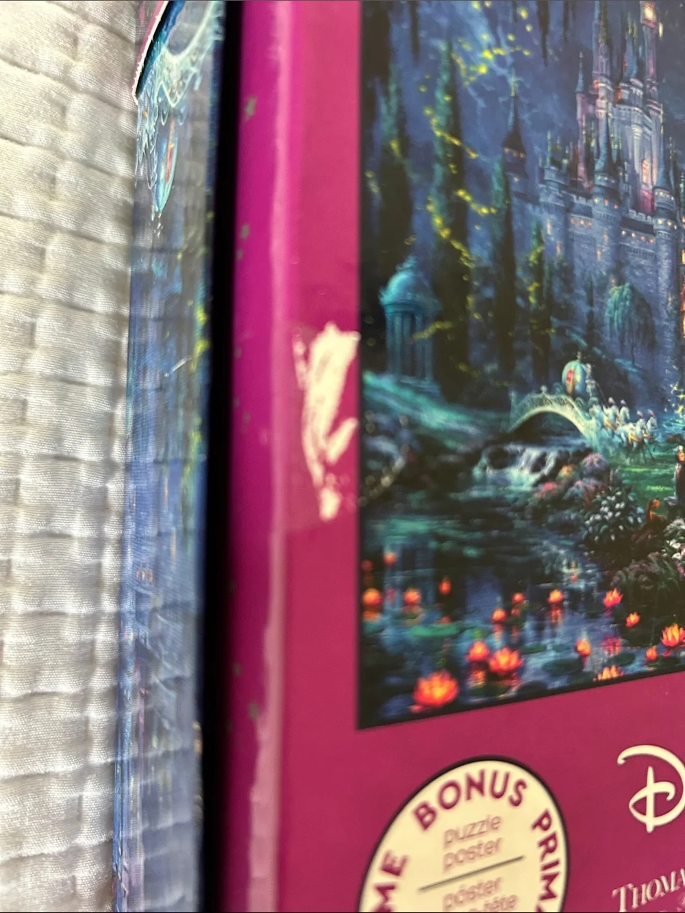 Thomas Kinkade Disney Cinderella 750 piece puzzle 24 x 18 inches